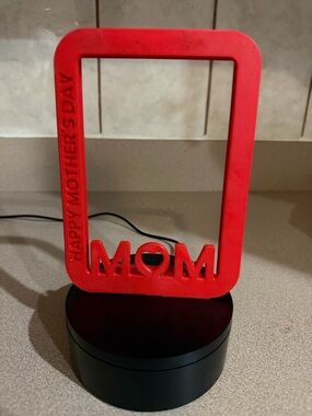MOM Decorative Light Frame - Red